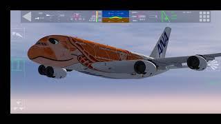 First Look at Aerofly FS 2021 - A380 flight from Van Nuys to Los Angeles 20210213