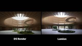 Architecture animation rendering | Lumion vs. D5 Render
