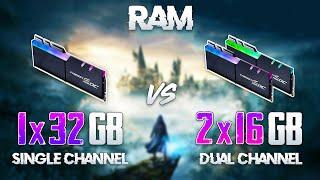 1x32GB vs 2x16GB - How Many RAM Modules are Better for DDR5?