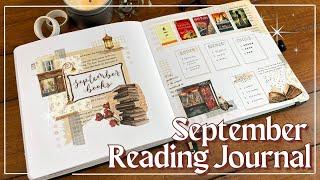 September Wrap Up + Reading Journal Spreads️5 star reads, monthly stats, & book spreads!