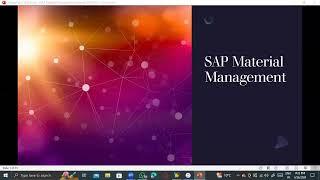 Self learning SAP MM Class videos from RD: DEMO