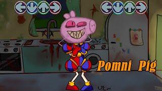 FNF Bacon but Pomni ALL Amazing Digital Circus PHASES vs Peppa.Exe Sing it - Friday Night Funkin'