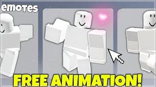 HURRY! FREE ANIMATION ON ROBLOX!