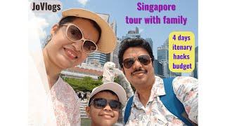 Singapore 4D/5D day itenary | Family budget travel | Ultimate travel hacks | Complete guide 2024