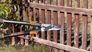 Fiskars 28" Steel Blade Garden Bypass Lopper & Tree Trimmer -Ground Steel Blade