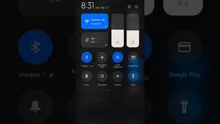 Miui 14 control centre blur feature #viral #shorts #trending#shortfeed #miui14update #ytshorts