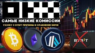 МОЙ УХОД С БИРЖИ BYBIT И ПЕРЕХОД НА ТОП БИРЖУ OKX ,ЭКОНОМИМ НА КОМИССИЯХ И ПЕРЕВОД ТОКЕНОВ НА OKX!!!