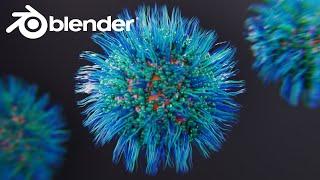 Blender Tutorial: Sci-Fi Virus | Beginners EASY