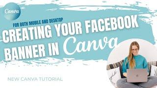 Creating Facebook banners on CANVA using a safe space for content