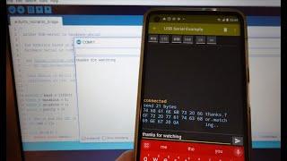Use usb-serial-for-android app to send data from your phone to arduino or any serial device