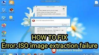 OMG ISO image extraction failure ko  tik krna ho giya asaan #rufus #windows