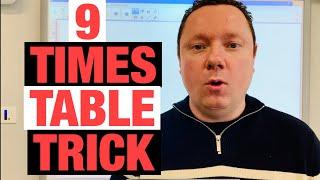 Easy 9 Times Table Trick