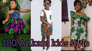 180 Kids Ankara styles/latest Ankara styles for children (boys and girls styles)