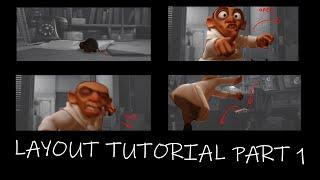 How to make a strong camera layout part 1 (from Pixar Ratatouille)