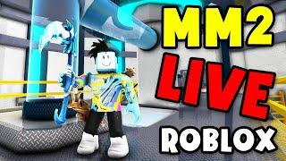  PLAYING MM2 LIVE with FANS - Murder Mystery 2 Live Roblox  #mm2 #roblox #robloxlive