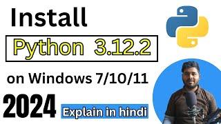 How TO install Python on Windows 7/10/11 | 2024 #pyhton