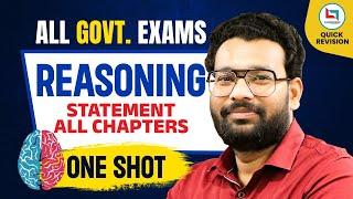 Reasoning | Reasoning Statement All Chapters | Reasoning one shot video | Reasoning by piyush sir