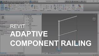 Revit Adaptive Component Railing