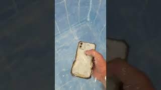 Iphone 11 water test in swimming pool