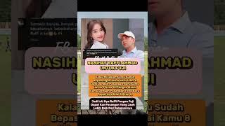 Nasihat Raffi Ahmad untuk fuji #fuji #raffiahmad #shorts #videoviral