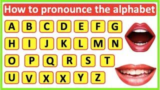 Alphabet pronunciation  | How to pronounce the alphabet letters correctly | British English