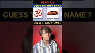 Guess The Boy Name By Emoji ?