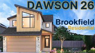 Dawson 26 Model | Brookfield Residential | Airdrie New Builds