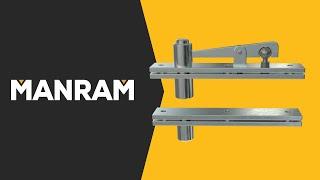 Manram Pivot Hinge - 360 Degree Shaft Stainless Steel Pivot Hinge System