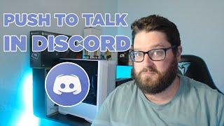 How To Push To Talk On Discord