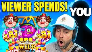 This LUCKY VIEWER spends MY BALANCE and got some CRAZY WINS!! (Bonus Buys)