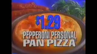 90'S PIZZA HUT PERSONAL PAN PIZZA COMMERCIAL