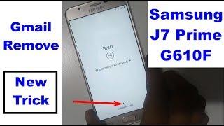 Samsung J7 Prime G610f Frp Reset And Gmail Id Remove, Google lock Reset