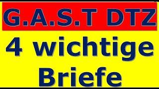 G.A.S.T | DTZ / B1 | Brief schreiben | E-Mail schreiben | 4 wichtige Briefe | 13.10.2024