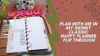 Plan With Me | A Flip Through of my 2022 Happy Planner/Wallet