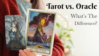 TAROT VS. ORACLE - What’s The Difference? || Learn Tarot || Tarot 101