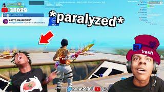 IShowSpeed gets *PARALYZED* after Losing 1v1 in Fortnite 