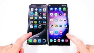 iPhone 15 Pro Max vs Galaxy S23 Ultra Speed Test