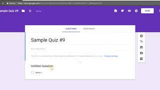 The Basics of Creating a Quiz in Google Forms