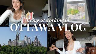 a few days living and working in Ottawa, Canada  | HOMETOWN STAYCATION VLOG (staying in a castle!)