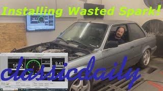 BMW E30 325 Rusefi Wasted Spark Install  - Bluepty: The Boosted Beater Video 5