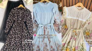 Dress Vintage Lebaran || #ootdhijabstyle #lebaran2024 #dresslebaran