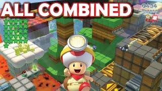 What if ALL Captain Toad levels were COMBINED into ONE LEVEL? (Super Mario 3D World + Bowser's Fury)