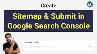 How to create sitemap in WordPress website & submit in google search console in hindi 2022