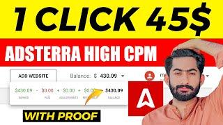 Adsterra New High CPM Earning Method | Adsterra High CPM Direct Link Earning 2024