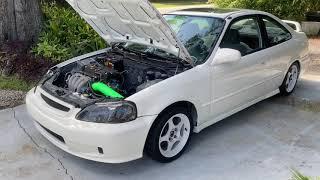 Budget Civic: K24 swap complete