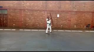 Enjoying Martial Arts Weapons - Toma bo Kata by Wilfred Mashaya. Martial Arts Is A Way Of Life. OSU