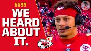 Patrick Mahomes discusses Raiders stepping on Chiefs logo | CBS Sports HQ