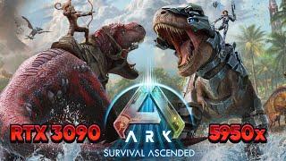 ARK Survival Ascended RTX3090 Ryzen 5950x 1440p BENCHMARK Epic Settings