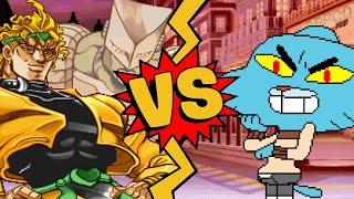 M.U.G.E.N Battles | Dio Brando vs Gumball Watterson | JoJo's Bizarre Adventure vs Gumball