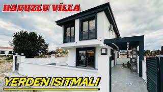 Didimde Yerden Isıtmalı Müstakil Havuzlu 3+1 Ebeveyn Banyolu Dubleks Villa / No:208